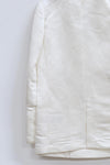 mame kurogouchi linen silk collarless double breasted jacket MM22SS JK016